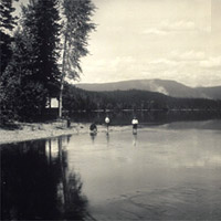 Lake McDonald, Glacier Park, Montana.