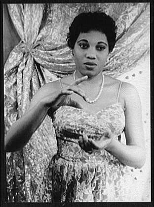 Portrait of Leontyne Price singing, 1953