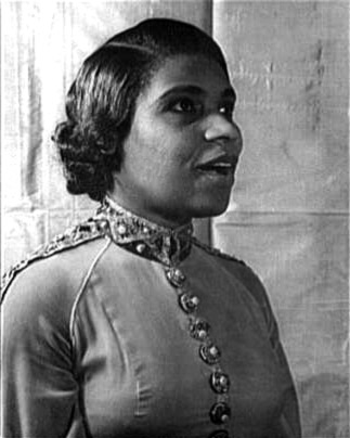 Marian Anderson, 1940.