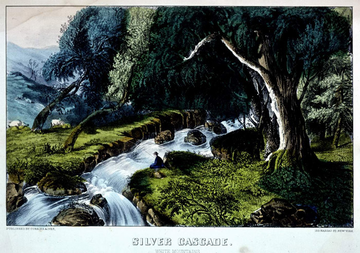 Silver Cascade--White Mountains.