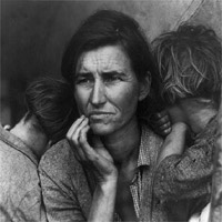 Dorothea Lange's photograph 'Migrant Mother'