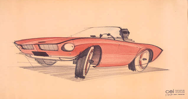 Preliminary Studies for Studebaker Avanti, March 22, 1961.