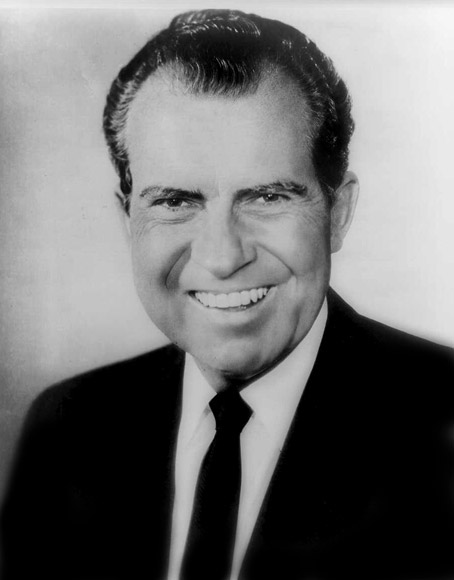 Richard M. Nixon, ca. 1969-1974.