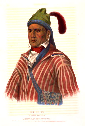 Me-Na-Wa, A Creek warrior