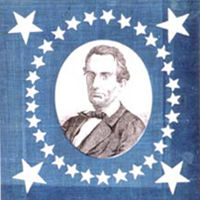 Poster for Lincoln and Hamlin.