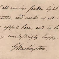 George Washington's signature