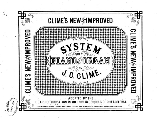 System for the piano and organ, 1877