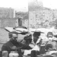 A screen shot from 'San Francisco Earthquake and Fire, April 18, 1906'