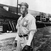Jackie Robinson in Kansas City Monarchs Uniform, 1945