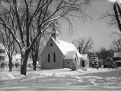 Church at Lancaster, New Hampshire, February 1936.