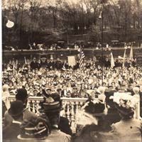 Arbor Day at park, 1908.