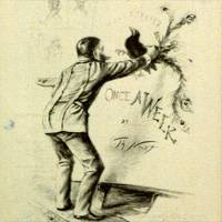 This is a later self-portrait of Nast at work.