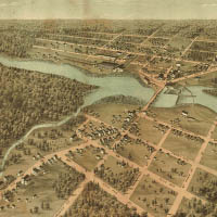 Destroyed by Fire Night of October 8, 1871