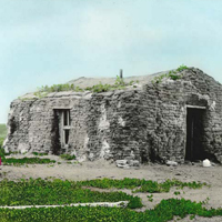 Sod house near Fairdale, North Dakota
