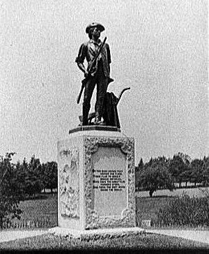 Photo of French's The Minute Man statue