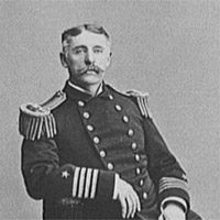 Captain Gridley aboard the U.S.S. Olympia