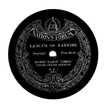 'League of Nations' record cover image.