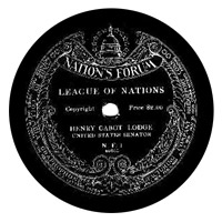 'League of Nations' record cover image.