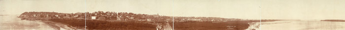 Panoramic photo of Alton, Illinois