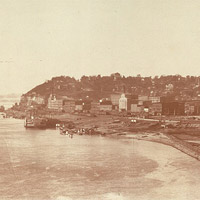 Panoramic photo of Alton, Illinois