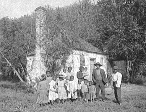 Former Slave Quarters of Hermitage Plantation, Savannah, Georgia, 1907