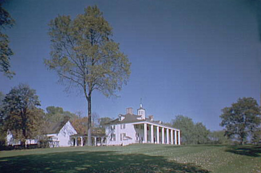 View of Mount Vernon mansion