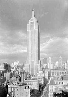 The Empire State Building, New York, New York, January 8, 1934.