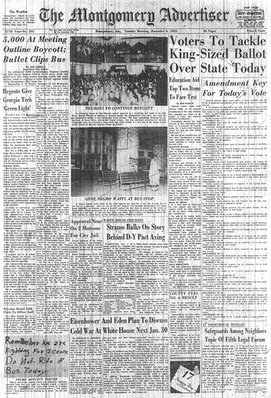 5,000 at Meeting Outline Boycott; Bullet Clips Bus