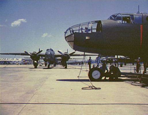 New B-25 Bombers, 1942.