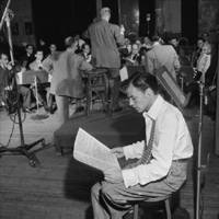 Portrait of Frank Sinatra and Axel Stordahl, Liederkrantz Hall, New York, NewYork