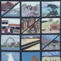 1992 New Hampshire State Winner, quilt called 'Around America'