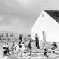 Children of resettlement families playing, 1939.