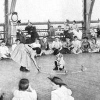 Roof Top Playgrounds, Children Playing, New York, NY.