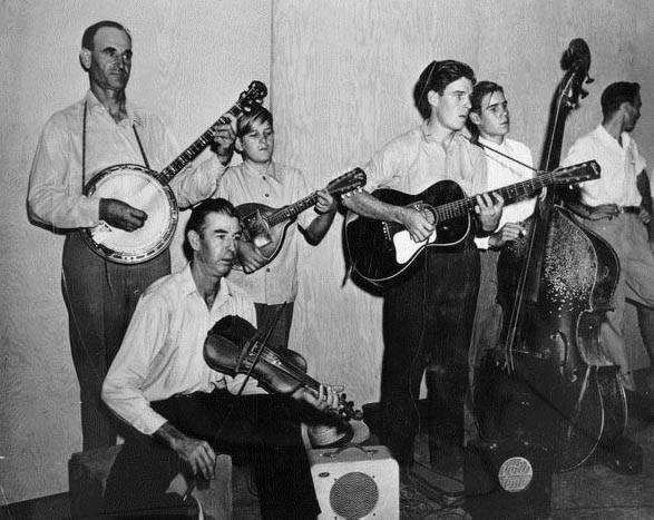 King family playing music.