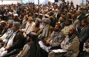 出席阿富汗大國民議會的代表