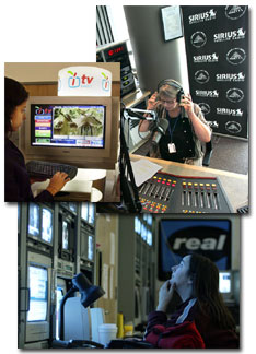 衛星廣播、交互電視
和數字視頻不過是廣播電視技術領域中的幾項最新的發明。