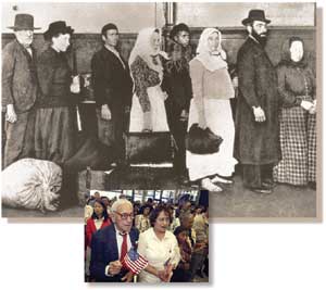 Immigrants at Ellis Island