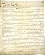Original copy of the Constitution of the United States of America