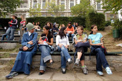 Education frees the spirit from the mundane, as with these Turkish university students.