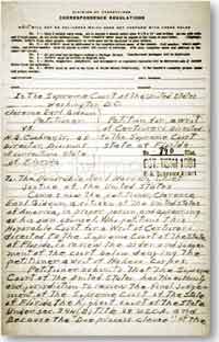 Gideon』s handwritten petition to the federal Supreme Court, questioning the actions of the Florida state court that convicted him, might have lacked polish; however, the Supreme Court took it seriously, and used it to make law.