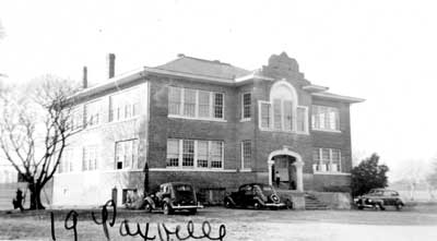 南卡羅來納州帕克斯維爾城的白人學校