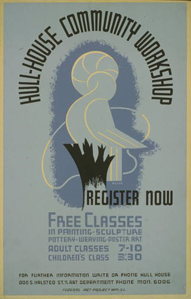 Hull House WPA Poster