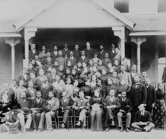 1897年3月， 塔斯提吉學院教職員 The faculty at Tuskegee Institute, March 1897 