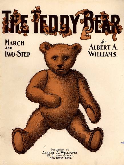 Sheet music cover from Teddy Bear March and Two Step.