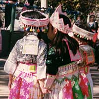 Photo of children dressed up for New Year