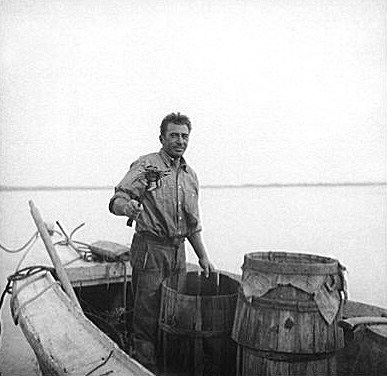 Photo of Crab Fisherman. Rock Point, Maryland, September, 1936.