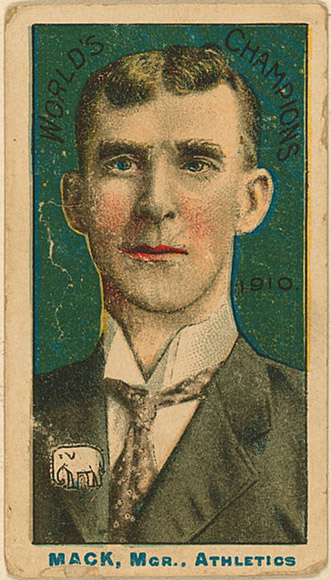 1910 Connie Mack baseball card