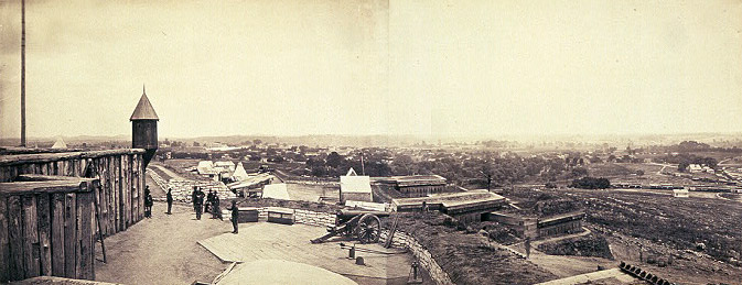 Nashville, Tennessee from Fort Negley looking northeast