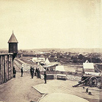 Nashville, Tennessee from Fort Negley looking northeast