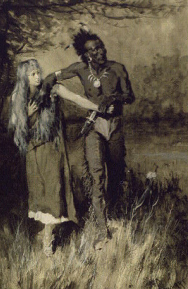 Native American and frontier girl